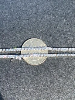 2mm MOISSANITE Tennis Necklace Passes Diamond Tester 15 2mm MOISSANITE Tennis Necklace Passes Diamond Tester -Harlem Bling Shop italiano silver inc 2mm moissanite tennis necklace passes diamond tester 31143.1664378446