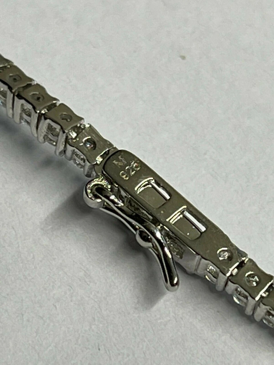 2mm MOISSANITE Tennis Necklace Passes Diamond Tester 13 2mm MOISSANITE Tennis Necklace Passes Diamond Tester - Image 11