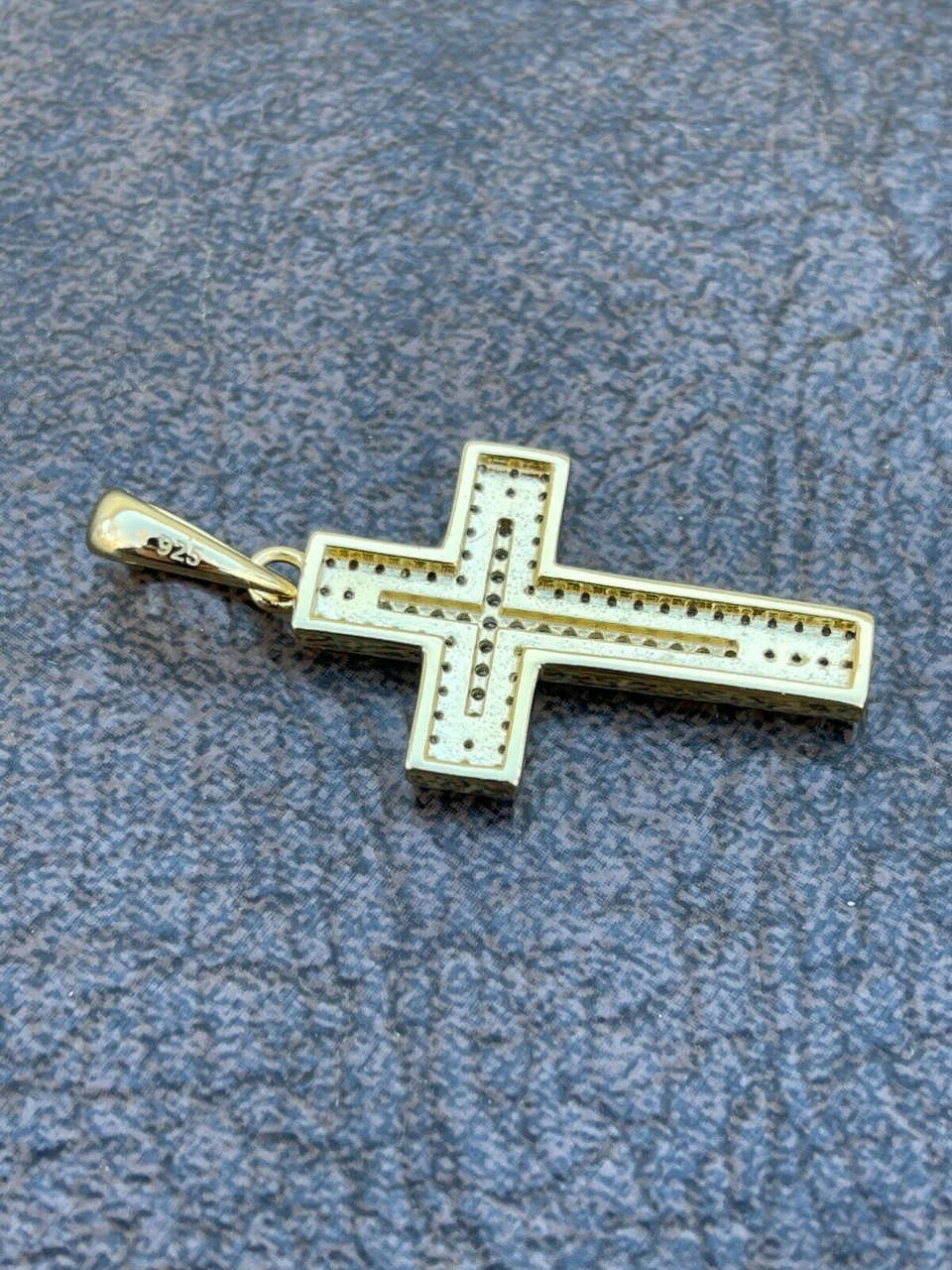 925 Sterling Silver Cross Pendant Necklace Iced MOISSANITE Passes Diamond Tester 8 925 Sterling Silver Cross Pendant Necklace Iced MOISSANITE Passes Diamond Tester - Image 6