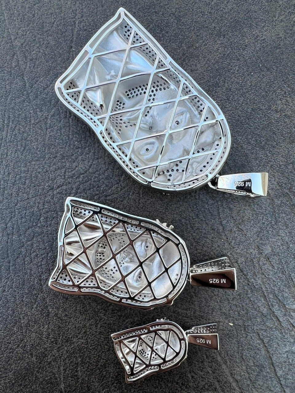 Black MOISSANITE 925 Silver Iced Jesus Piece Pendant Necklace Pass Diamond Test 22 Black MOISSANITE 925 Silver Iced Jesus Piece Pendant Necklace Pass Diamond Test - Image 20