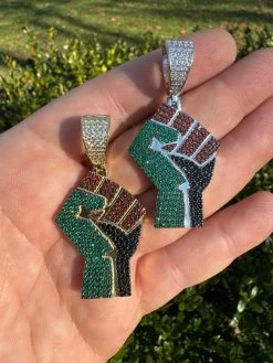 Free Palestine Fist Palestinian 925 Silver Gold Plated Pendant Chain CZ Necklace 28 Free Palestine Fist Palestinian 925 Silver Gold Plated Pendant Chain CZ Necklace -Harlem Bling Shop italiano silver inc free palestine fist palestinian 925 silver gold plated pendant chain cz necklace 03477.1702443275