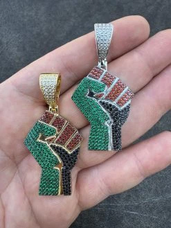 Free Palestine Fist Palestinian 925 Silver Gold Plated Pendant Chain CZ Necklace 27 Free Palestine Fist Palestinian 925 Silver Gold Plated Pendant Chain CZ Necklace -Harlem Bling Shop italiano silver inc free palestine fist palestinian 925 silver gold plated pendant chain cz necklace 33548.1702443328
