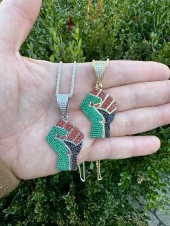 Free Palestine Fist Palestinian 925 Silver Gold Plated Pendant Chain CZ Necklace 29 Free Palestine Fist Palestinian 925 Silver Gold Plated Pendant Chain CZ Necklace -Harlem Bling Shop italiano silver inc free palestine fist palestinian 925 silver gold plated pendant chain cz necklace 64803.1702443269