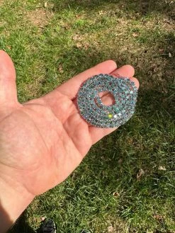 Green Tiffany Blue MOISSANITE 5mm Tennis Chain 925 Silver Iced Necklace Pass Tester 30 Green Tiffany Blue MOISSANITE 5mm Tennis Chain 925 Silver Iced Necklace Pass Tester -Harlem Bling Shop italiano silver inc green tiffany blue moissanite 5mm tennis chain 925 silver iced necklace pass tester 56621.1696645497