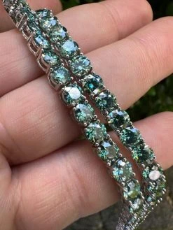 Green Tiffany Blue MOISSANITE 5mm Tennis Chain 925 Silver Iced Necklace Pass Tester 32 Green Tiffany Blue MOISSANITE 5mm Tennis Chain 925 Silver Iced Necklace Pass Tester -Harlem Bling Shop italiano silver inc green tiffany blue moissanite 5mm tennis chain 925 silver iced necklace pass tester 57306.1696645436