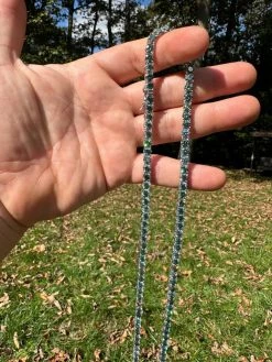 Green Tiffany Blue MOISSANITE 5mm Tennis Chain 925 Silver Iced Necklace Pass Tester 27 Green Tiffany Blue MOISSANITE 5mm Tennis Chain 925 Silver Iced Necklace Pass Tester -Harlem Bling Shop italiano silver inc green tiffany blue moissanite 5mm tennis chain 925 silver iced necklace pass tester 64751.1696645499