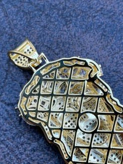 HipHop 14k Gold & 925 Sterling Silver Two Tone Baguette Jesus Piece Pendant Iced 19 HipHop 14k Gold & 925 Sterling Silver Two Tone Baguette Jesus Piece Pendant Iced -Harlem Bling Shop italiano silver inc hiphop 14k gold and 925 sterling silver two tone baguette jesus piece pendant iced 26728.1664378523