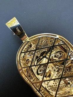 HUGE 3" Solid 10k Yellow Gold 38 Gram Jesus Piece Iced VVS Moissanite Pendant -Harlem Bling Shop italiano silver inc huge 3 solid 10k yellow gold 38 gram jesus piece iced vvs moissanite pendant 58493.1693789796