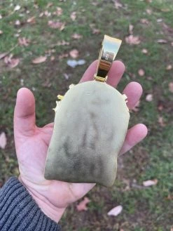 HUGE 6" 30ct Moissanite 14k Gold Vermeil Mens Iced Jesus Piece Pendant Necklace 20 HUGE 6" 30ct Moissanite 14k Gold Vermeil Mens Iced Jesus Piece Pendant Necklace -Harlem Bling Shop italiano silver inc huge 6 30ct moissanite 14k gold vermeil mens iced jesus piece pendant necklace 12816.1664356799