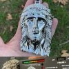 HUGE 6" 310 Gram ICED MOISSANITE 925 Silver Hip Hop Mens Jesus Piece Pendant
