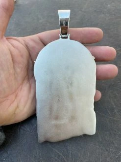 HUGE 6" 310 Gram ICED MOISSANITE 925 Silver Hip Hop Mens Jesus Piece Pendant 18 HUGE 6" 310 Gram ICED MOISSANITE 925 Silver Hip Hop Mens Jesus Piece Pendant -Harlem Bling Shop italiano silver inc huge 6 310 gram iced moissanite 925 silver hip hop mens jesus piece pendant 86034.1664355309