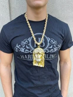 HUGE 6" Iced MOISSANITE 14k Gold & 925 Silver Mens Jesus Piece Pendant Necklace 17 HUGE 6" Iced MOISSANITE 14k Gold & 925 Silver Mens Jesus Piece Pendant Necklace -Harlem Bling Shop italiano silver inc huge 6 iced moissanite 14k gold and 925 silver mens jesus piece pendant necklace 00345.1664362881