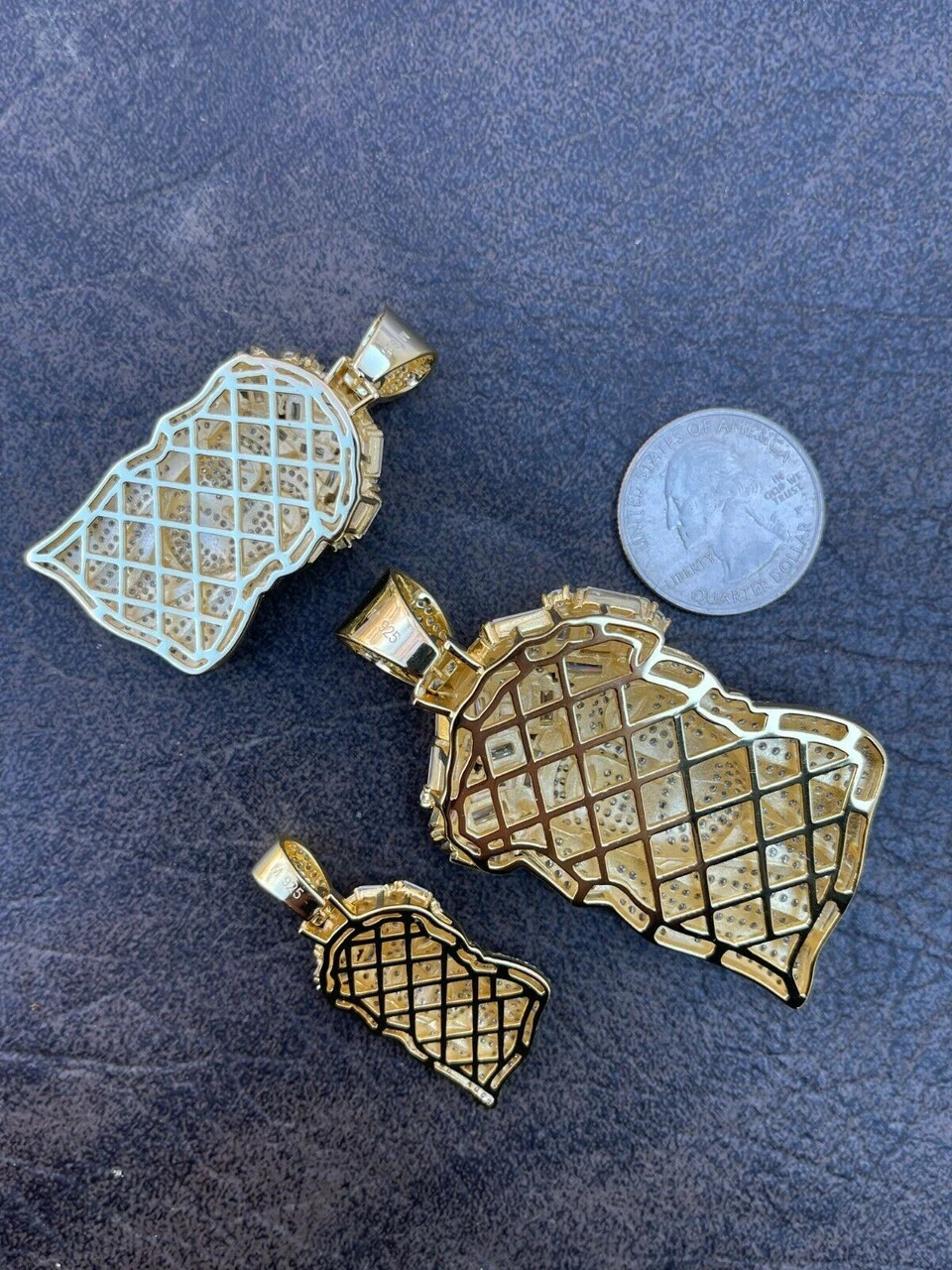Iced Baguette MOISSANITE Gold Jesus Piece Pendant Pass Diamond Test Out Hip Hop 12 Iced Baguette MOISSANITE Gold Jesus Piece Pendant Pass Diamond Test Out Hip Hop - Image 10