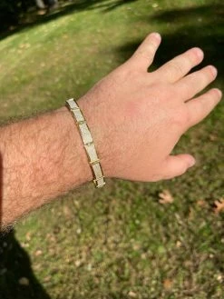 Iced MOISSANITE Men Hip Hop Custom Bracelet Real 14k Gold Vermeil Diamond Test ✅ 23 Iced MOISSANITE Men Hip Hop Custom Bracelet Real 14k Gold Vermeil Diamond Test ✅ -Harlem Bling Shop italiano silver inc iced moissanite men hip hop custom bracelet real 14k gold vermeil diamond test 34744.1664377697