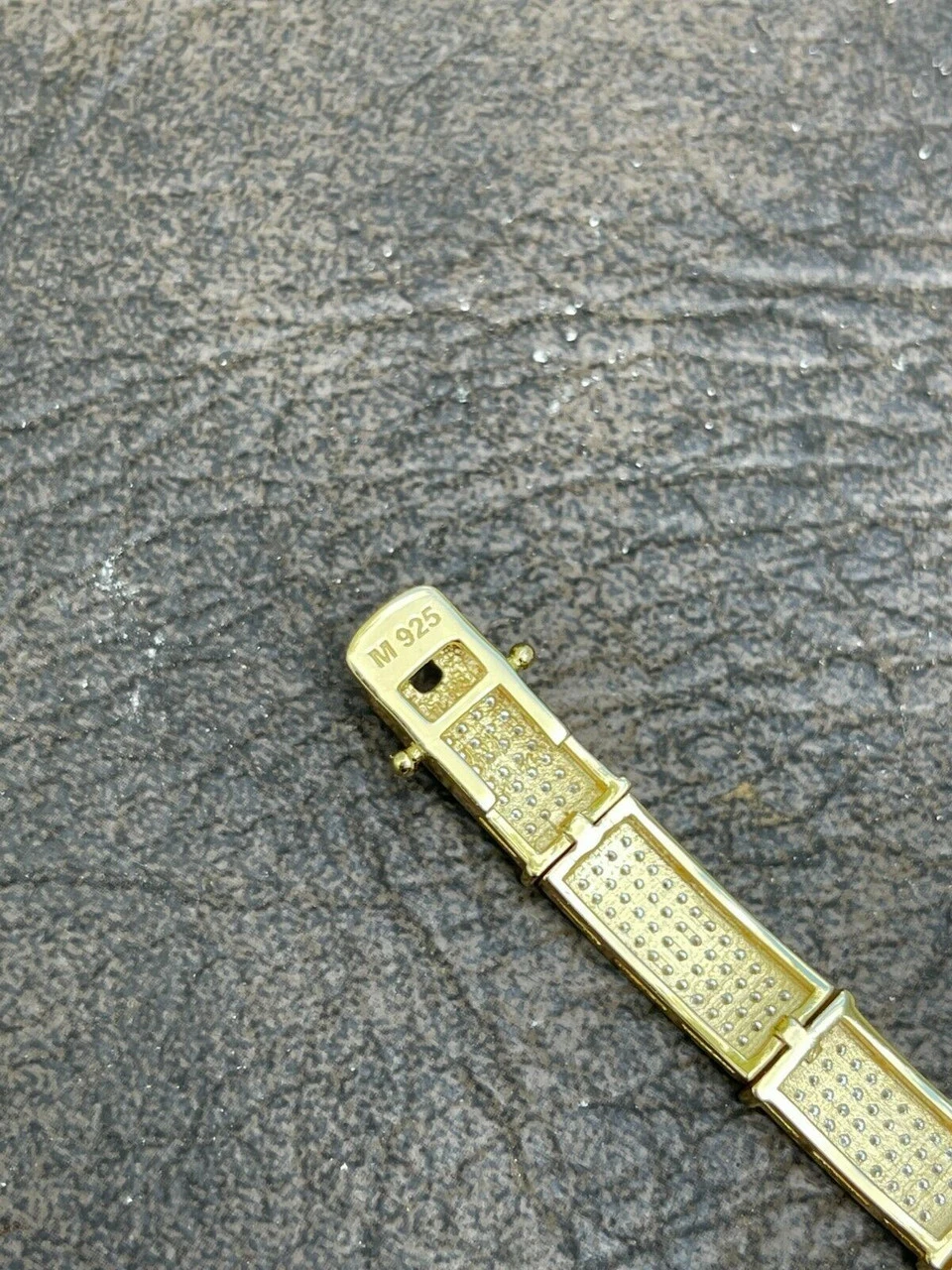 Iced MOISSANITE Men Hip Hop Custom Bracelet Real 14k Gold Vermeil Diamond Test ✅ 14 Iced MOISSANITE Men Hip Hop Custom Bracelet Real 14k Gold Vermeil Diamond Test ✅ - Image 12