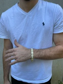 Iced MOISSANITE Mens Custom Bracelet Real 14k Gold Vermeil Silver Diamond Test ✅ 17 Iced MOISSANITE Mens Custom Bracelet Real 14k Gold Vermeil Silver Diamond Test ✅ -Harlem Bling Shop italiano silver inc iced moissanite mens custom bracelet real 14k gold vermeil silver diamond test 08092.1664396568