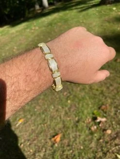 Iced MOISSANITE Mens Custom Bracelet Real 14k Gold Vermeil Silver Diamond Test ✅ 19 Iced MOISSANITE Mens Custom Bracelet Real 14k Gold Vermeil Silver Diamond Test ✅ -Harlem Bling Shop italiano silver inc iced moissanite mens custom bracelet real 14k gold vermeil silver diamond test 59935.1664389645
