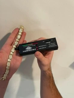 Iced MOISSANITE Mens Custom Bracelet Real 14k Gold Vermeil Silver Diamond Test ✅ 24 Iced MOISSANITE Mens Custom Bracelet Real 14k Gold Vermeil Silver Diamond Test ✅ -Harlem Bling Shop italiano silver inc iced moissanite mens custom bracelet real 14k gold vermeil silver diamond test 74229.1664378235