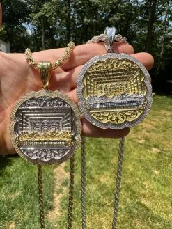 Large MOISSANITE 925 Silver Iced Jesus Last Supper Pendant Necklace Medallion 36 Large MOISSANITE 925 Silver Iced Jesus Last Supper Pendant Necklace Medallion -Harlem Bling Shop italiano silver inc large moissanite 925 silver iced jesus last supper pendant necklace medallion 22507.1686780475