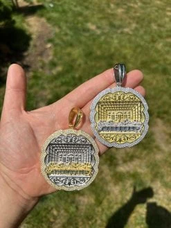Large MOISSANITE 925 Silver Iced Jesus Last Supper Pendant Necklace Medallion 33 Large MOISSANITE 925 Silver Iced Jesus Last Supper Pendant Necklace Medallion -Harlem Bling Shop italiano silver inc large moissanite 925 silver iced jesus last supper pendant necklace medallion 23987.1686780366