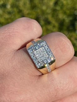 Mens 14k Gold & Real Solid 925 Silver Diamond RING Size 6 7 8 9 10 11 12 Pinky 19 Mens 14k Gold & Real Solid 925 Silver Diamond RING Size 6 7 8 9 10 11 12 Pinky -Harlem Bling Shop italiano silver inc mens 14k gold and real solid 925 silver diamond ring size 6 7 8 9 10 11 12 pinky 40995.1664400399