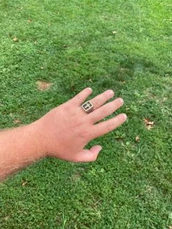 Mens 14k Gold & Real Solid 925 Sterling Silver Christian Cross Ring Oxidized -Harlem Bling Shop italiano silver inc mens 14k gold and real solid 925 sterling silver christian cross ring oxidized 14338.1665670110