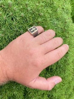 Mens 14k Gold & Real Solid 925 Sterling Silver Christian Cross Ring Oxidized -Harlem Bling Shop italiano silver inc mens 14k gold and real solid 925 sterling silver christian cross ring oxidized 57189.1664392584