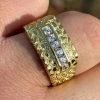Men's 14k Gold Over Real Solid Sterling Silver Iced Diamond Nugget Ring Hip Hop 1 Men's 14k Gold Over Real Solid Sterling Silver Iced Diamond Nugget Ring Hip Hop -Harlem Bling Shop italiano silver inc mens 14k gold over real solid sterling silver iced diamond nugget ring hip hop 87593.1664396561