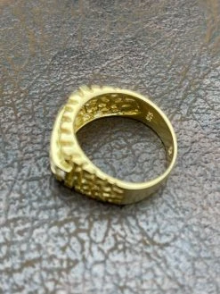 Men's 14k Gold Over Real Solid Sterling Silver Iced Diamond Nugget Ring Hip Hop 23 Men's 14k Gold Over Real Solid Sterling Silver Iced Diamond Nugget Ring Hip Hop -Harlem Bling Shop italiano silver inc mens 14k gold over real solid sterling silver iced diamond nugget ring hip hop 95655.1664395066