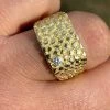 Men's 14k Gold Over Real Solid Sterling Silver Nugget Ring Solitaire CZ Hip Hop 2 Men's 14k Gold Over Real Solid Sterling Silver Nugget Ring Solitaire CZ Hip Hop -Harlem Bling Shop italiano silver inc mens 14k gold over real solid sterling silver nugget ring solitaire cz hip hop 52346.1664375735