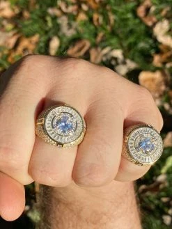 Men's 14k Gold Over Solid 925 Sterling Silver Big Diamond Solitaire RING Pinky 17 Men's 14k Gold Over Solid 925 Sterling Silver Big Diamond Solitaire RING Pinky -Harlem Bling Shop italiano silver inc mens 14k gold over solid 925 sterling silver big diamond solitaire ring pinky 22801.1664380856