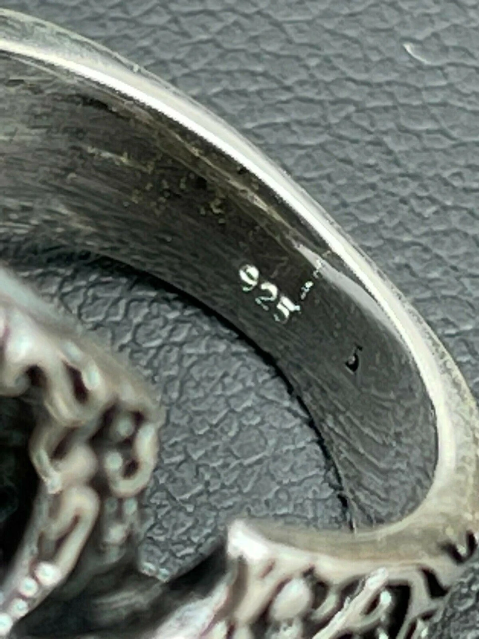 Men's 925 Sterling Silver Calavera Day Of Dead Sugar Flower Skull Death Ring 16 Men's 925 Sterling Silver Calavera Day Of Dead Sugar Flower Skull Death Ring - Image 14