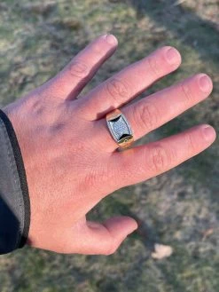 Mens Bling Gold Vermeil Over Solid 925 Silver Two Tone Cross Iced CZ Ring Drip -Harlem Bling Shop italiano silver inc mens bling gold vermeil over solid 925 silver two tone cross iced cz ring drip 29626.1664397285