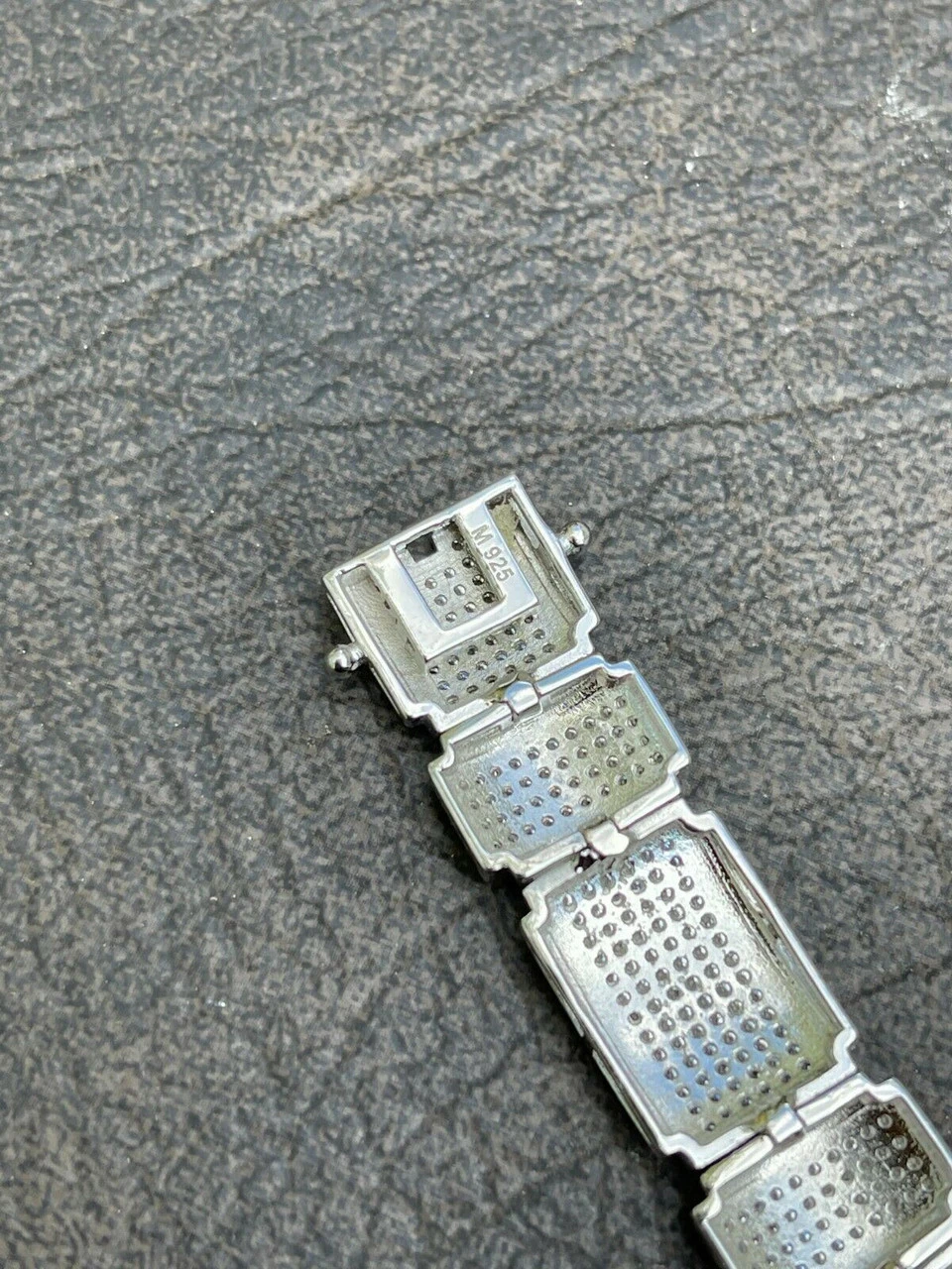 Men's Custom Link Bracelet Real 925 Silver Iced MOISSANITE Pass Diamond Tester 19 Men's Custom Link Bracelet Real 925 Silver Iced MOISSANITE Pass Diamond Tester - Image 17