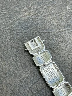 Men's Custom Link Bracelet Real 925 Silver Iced MOISSANITE Pass Diamond Tester 40 Men's Custom Link Bracelet Real 925 Silver Iced MOISSANITE Pass Diamond Tester -Harlem Bling Shop italiano silver inc mens custom link bracelet real 925 silver iced moissanite pass diamond tester 53968.1665670346