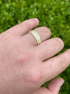 Mens Ladies 14k Gold Vermeil Solid 925 Sterling Silver Plain Wedding Band Ring -Harlem Bling Shop italiano silver inc mens ladies 14k gold vermeil solid 925 sterling silver plain wedding band ring 69107.1664383542