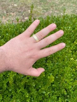 Mens Ladies 14k Gold Vermeil Solid 925 Sterling Silver Plain Wedding Band Ring -Harlem Bling Shop italiano silver inc mens ladies 14k gold vermeil solid 925 sterling silver plain wedding band ring 75728.1664389447