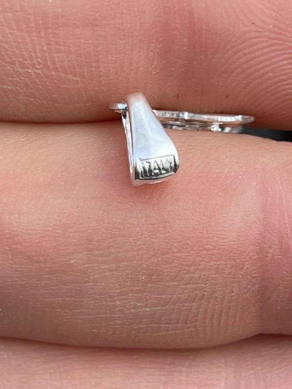 Mens Ladies Real 925 Silver Plain Gold Cross Crucifix Pendant Necklace Small 1" 12 Mens Ladies Real 925 Silver Plain Gold Cross Crucifix Pendant Necklace Small 1" - Image 10