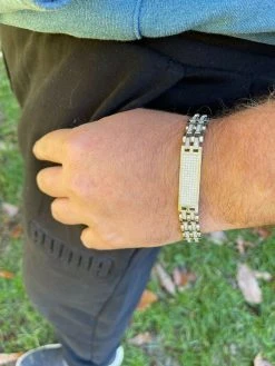 Mens Presidential ID Bracelet Real 925 Silver Iced MOISSANITE Pass Diamond Test 17 Mens Presidential ID Bracelet Real 925 Silver Iced MOISSANITE Pass Diamond Test -Harlem Bling Shop italiano silver inc mens presidential id bracelet real 925 silver iced moissanite pass diamond test 94391.1664362259