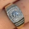 Mens REAL 10k Gold Over Solid 925 Sterling Silver Iced Diamond Solitaire Ring 1 Mens REAL 10k Gold Over Solid 925 Sterling Silver Iced Diamond Solitaire Ring -Harlem Bling Shop italiano silver inc mens real 10k gold over solid 925 sterling silver iced diamond solitaire ring 62473.1664398789