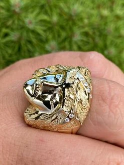 Mens Real 14k Yellow Gold Over Solid 925 Silver Jesus Face Ring Pinky Hip Hop 19 Mens Real 14k Yellow Gold Over Solid 925 Silver Jesus Face Ring Pinky Hip Hop -Harlem Bling Shop italiano silver inc mens real 14k yellow gold over solid 925 silver jesus face ring pinky hip hop 11561.1664372887