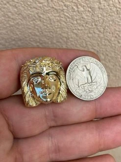 Mens Real 14k Yellow Gold Over Solid 925 Silver Jesus Face Ring Pinky Hip Hop 21 Mens Real 14k Yellow Gold Over Solid 925 Silver Jesus Face Ring Pinky Hip Hop -Harlem Bling Shop italiano silver inc mens real 14k yellow gold over solid 925 silver jesus face ring pinky hip hop 47455.1664389373