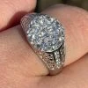 Mens Real 925 Silver Iced Diamond Nugget Micropave Ring Size 6 7 8 9 10 11 12 13 -Harlem Bling Shop italiano silver inc mens real 925 silver iced diamond nugget micropave ring size 6 7 8 9 10 11 12 13 24796.1664384829