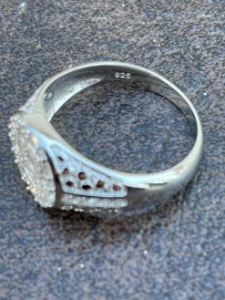 Mens Real 925 Silver Iced Diamond Nugget Micropave Ring Size 6 7 8 9 10 11 12 13 -Harlem Bling Shop italiano silver inc mens real 925 silver iced diamond nugget micropave ring size 6 7 8 9 10 11 12 13 99200.1664379348