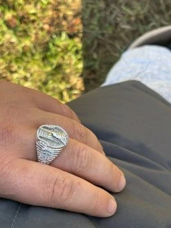 Men's Real 925 Sterling Silver Egyptian King Pharaoh Iced Ring Baguette Diamond 19 Men's Real 925 Sterling Silver Egyptian King Pharaoh Iced Ring Baguette Diamond -Harlem Bling Shop italiano silver inc mens real 925 sterling silver egyptian king pharaoh iced ring baguette diamond 74193.1664371679