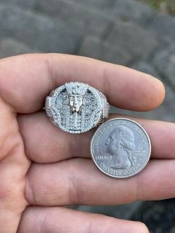Men's Real 925 Sterling Silver Egyptian King Pharaoh Iced Ring Baguette Diamond 24 Men's Real 925 Sterling Silver Egyptian King Pharaoh Iced Ring Baguette Diamond -Harlem Bling Shop italiano silver inc mens real 925 sterling silver egyptian king pharaoh iced ring baguette diamond 78635.1664400206