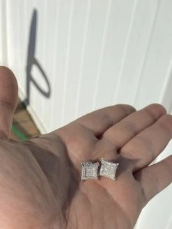 Men's Real 925 Sterling Silver MOISSANITE Iced Kite Earrings Pass Diamond Tester 31 Men's Real 925 Sterling Silver MOISSANITE Iced Kite Earrings Pass Diamond Tester -Harlem Bling Shop italiano silver inc mens real 925 sterling silver moissanite iced kite earrings pass diamond tester 34519.1664373197