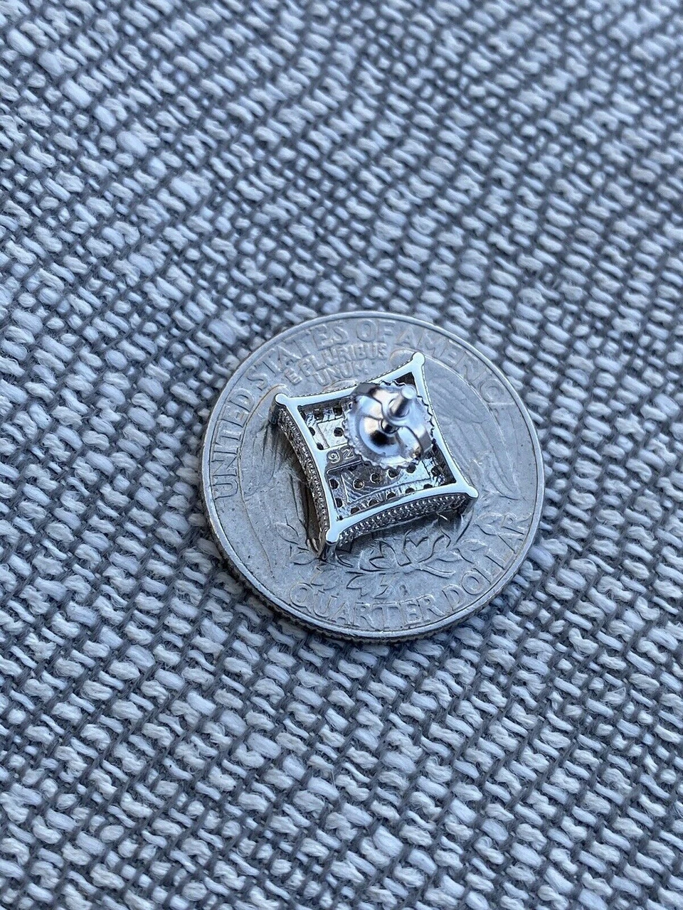 Men's Real 925 Sterling Silver MOISSANITE Iced Kite Earrings Pass Diamond Tester 17 Men's Real 925 Sterling Silver MOISSANITE Iced Kite Earrings Pass Diamond Tester - Image 15