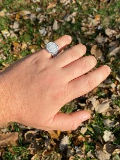 Men's Real Solid 925 Silver Octagonal Hip Hop RING Iced Pinky Baguette Diamond 19 Men's Real Solid 925 Silver Octagonal Hip Hop RING Iced Pinky Baguette Diamond -Harlem Bling Shop italiano silver inc mens real solid 925 silver octagonal hip hop ring iced pinky baguette diamond 38279.1664398942