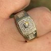 Men's Real Solid 925 Sterling Silver 14k Gold Finish Iced Pinky Ring Hip Hop 2 Men's Real Solid 925 Sterling Silver 14k Gold Finish Iced Pinky Ring Hip Hop -Harlem Bling Shop italiano silver inc mens real solid 925 sterling silver 14k gold finish iced pinky ring hip hop 28464.1664400595